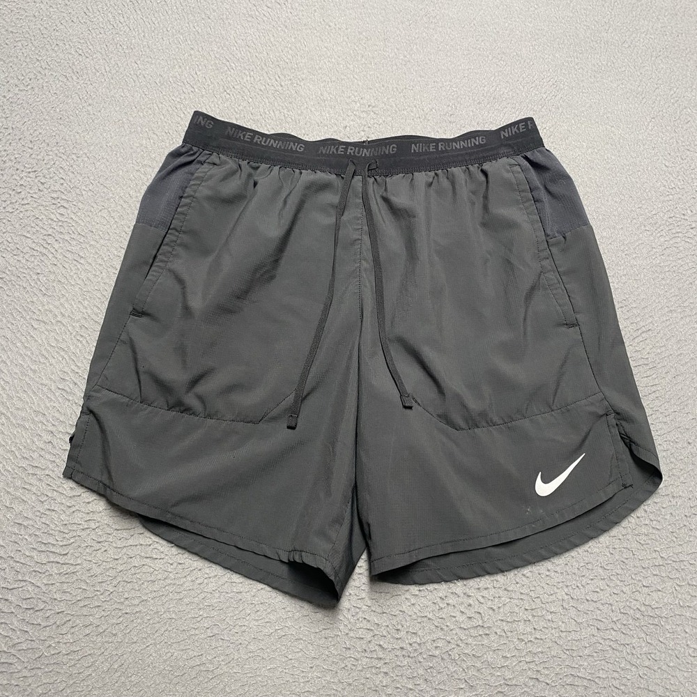 Nike Shorts Mens Small Gray Running Lined Athletic 4 In Reflective DM4761-010
